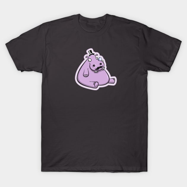 Dapper Hippo T-Shirt by jeffross